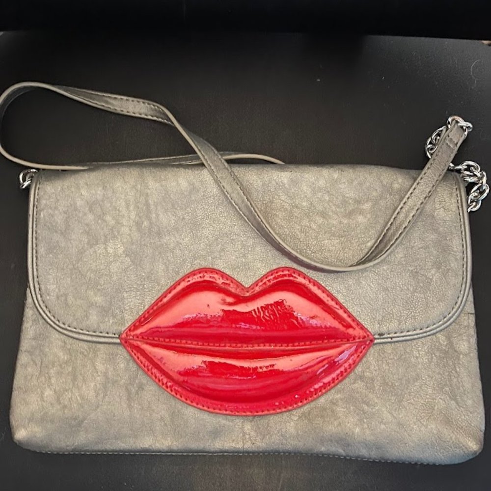 Vintage LIPS RARA AVIS BAG Gunmetal grey